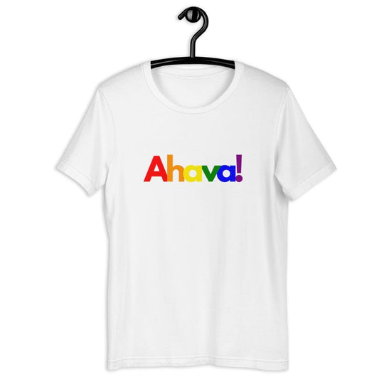 Ahava Pride Unisex T-Shirt - $18 Per Shirt Goes to Keshet