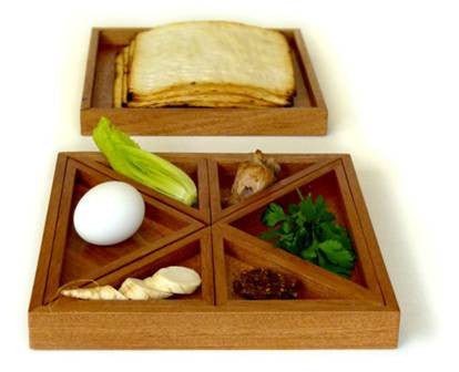 Studio Armadillo - Wood Tangram Passover Seder Plate - ModernTribe