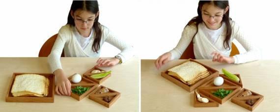 Studio Armadillo - Wood Tangram Passover Seder Plate - ModernTribe