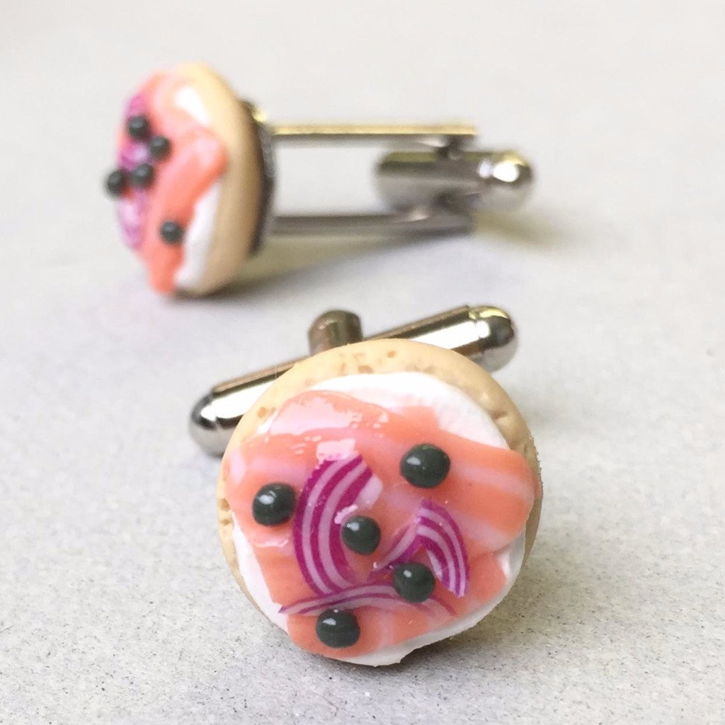 Sweet Stella - Bagel and Lox Cufflinks - ModernTribe