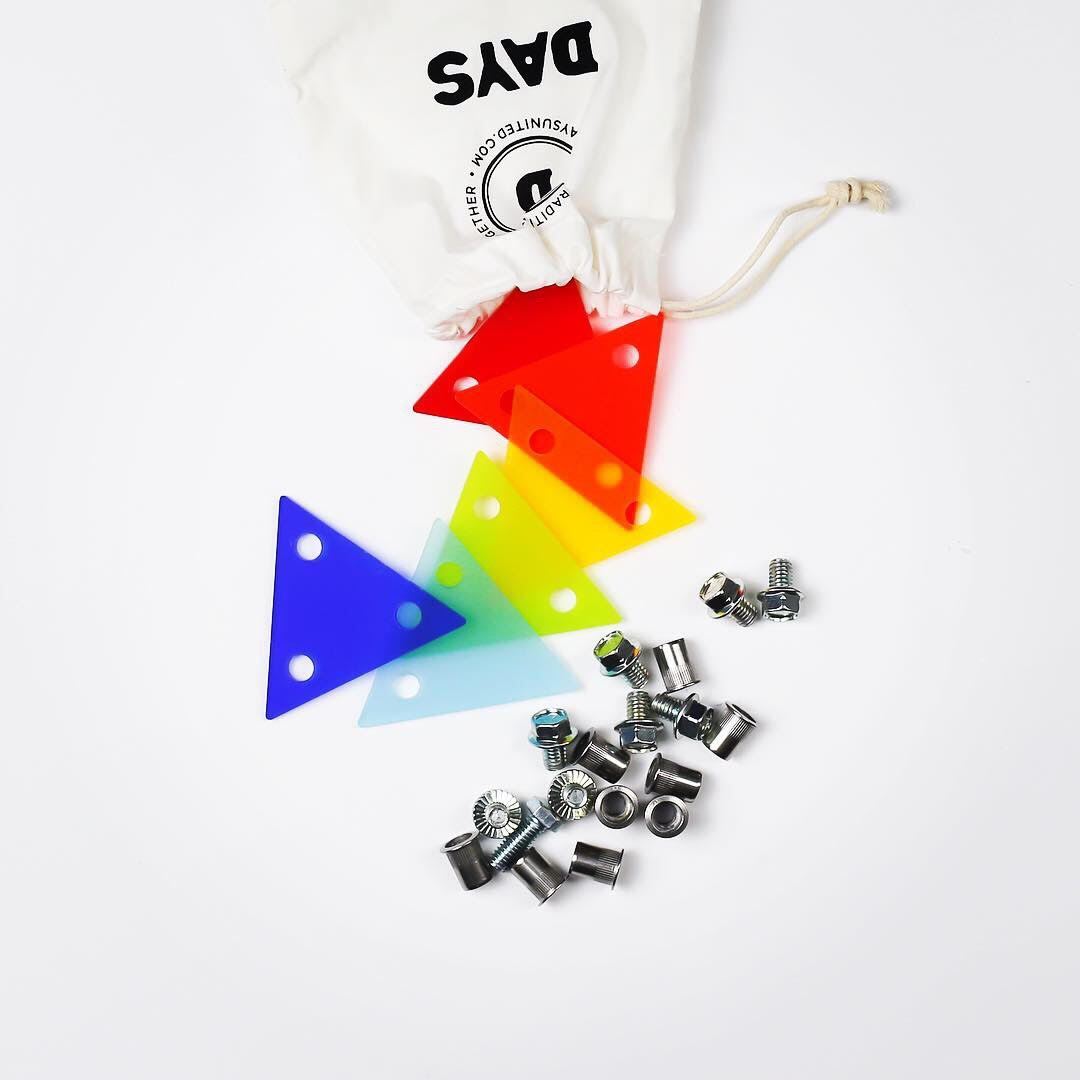 Days United - Star of David Acrylic Menorah Kit - ModernTribe