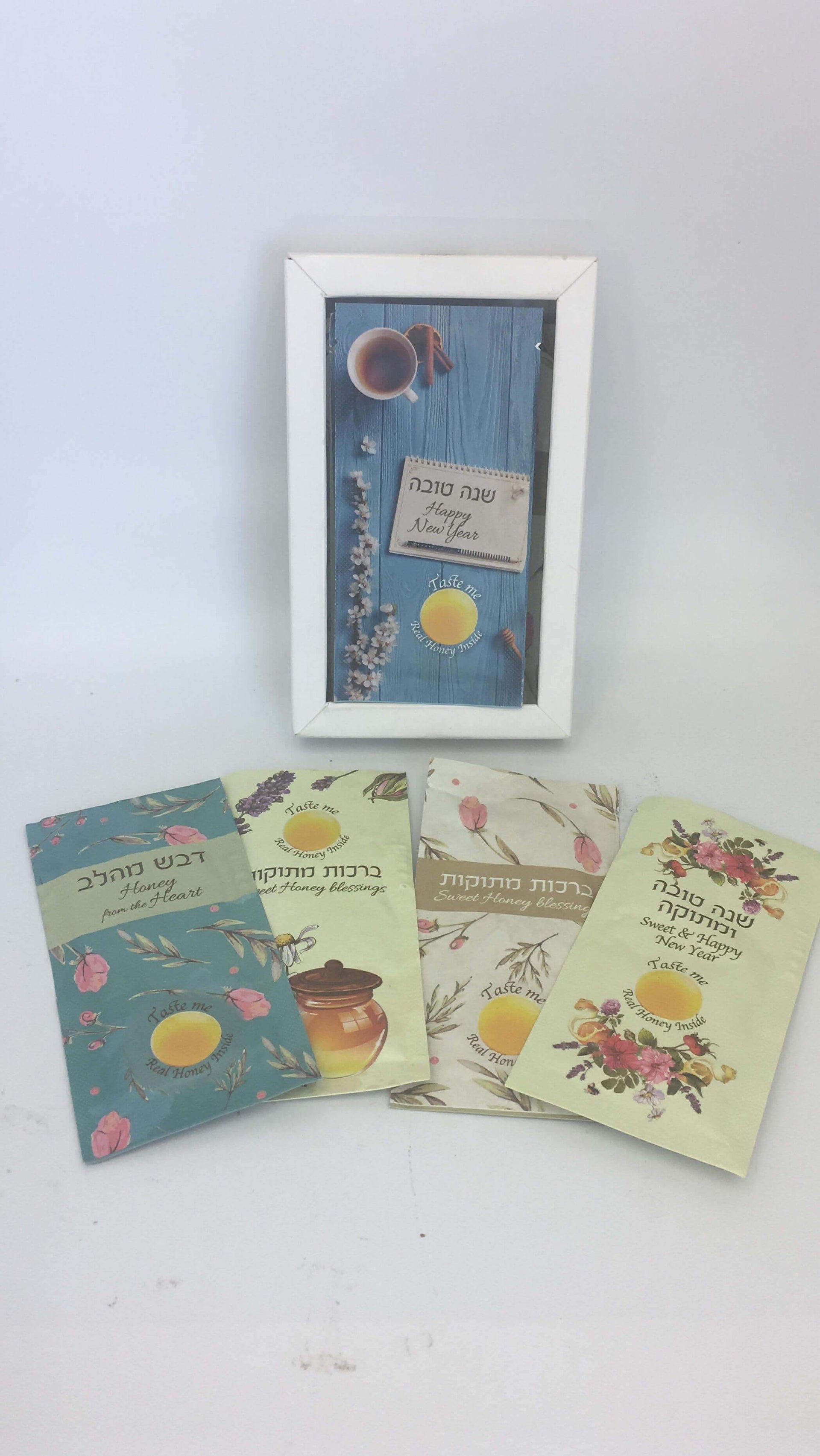 Lin's Farm Honey Default Tastable Honey Rosh Hashanah Cards - Set of 5