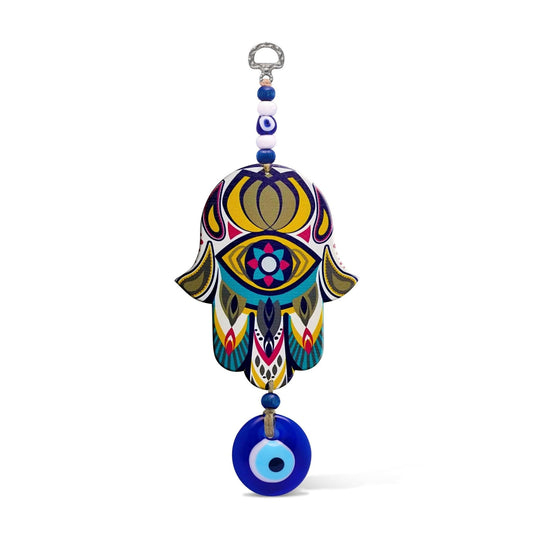 Abstract Hamsa Wall Hanging