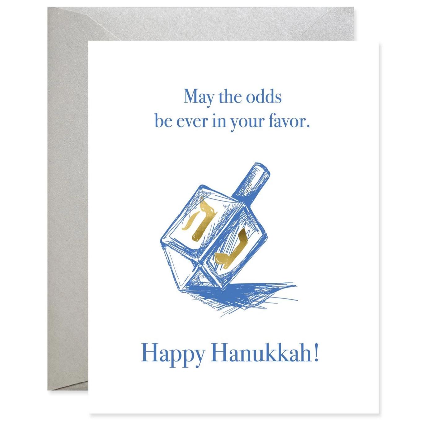 Good JuJu Ink Card Odds Ever In Your Favor Hanukkah Cards - Boxed Set of 6