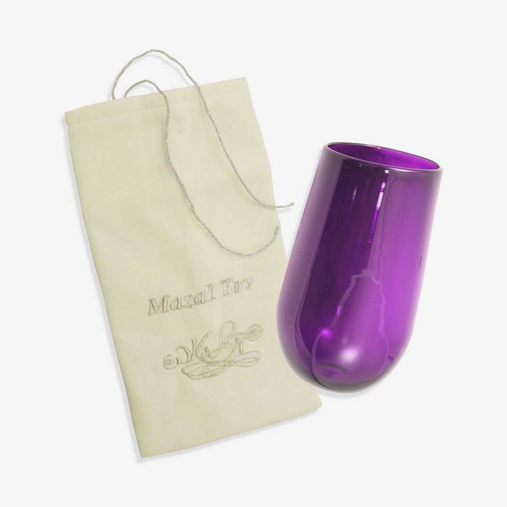 Mazel Tov Glass - Brights! Jewish Wedding Smash Glass - ModernTribe