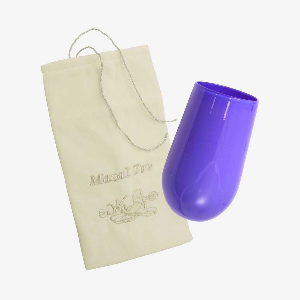 Mazel Tov Glass - Brights! Jewish Wedding Smash Glass - ModernTribe