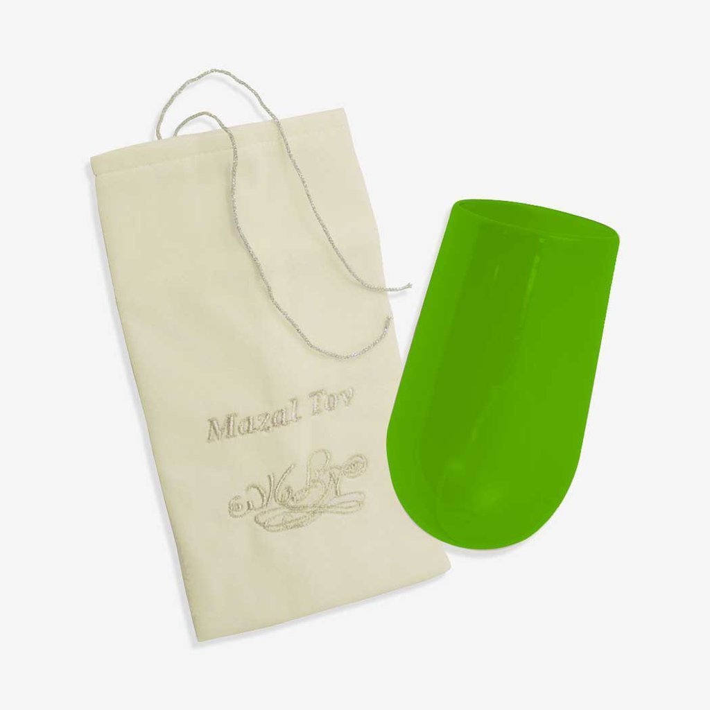 Mazel Tov Glass - Brights! Jewish Wedding Smash Glass - ModernTribe