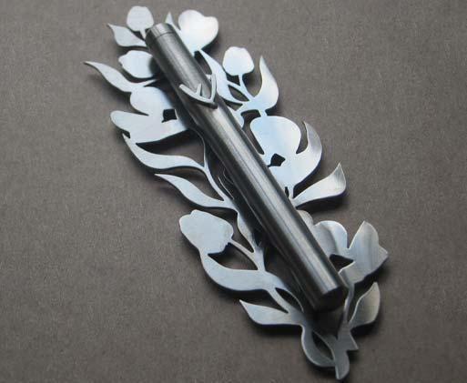 Melanie Dankowicz - Wild Rose Mezuzah by Melanie Dankowicz - ModernTribe