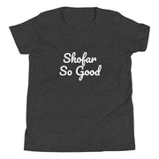 ModernTribe Dark Grey Heather / S Shofar So Good Youth Short Sleeve T-Shirt - (Choice of Color)