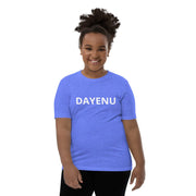 ModernTribe T-Shirts Heather Columbia Blue / S Dayenu Youth Short Sleeve T-Shirt - (Sizes S - XL)