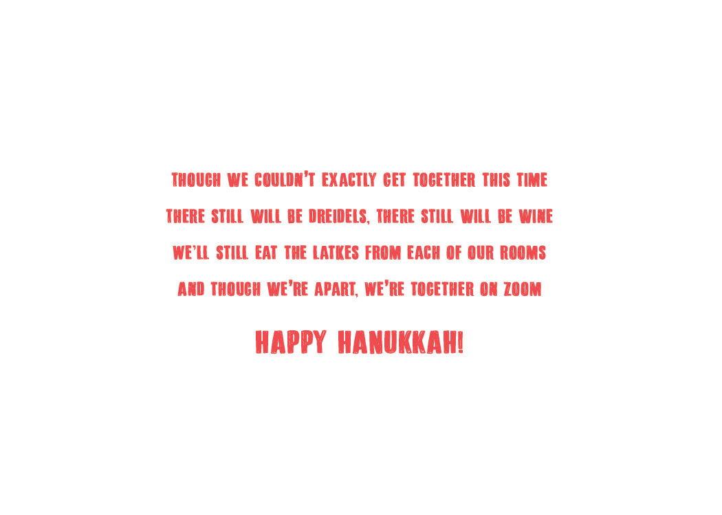 Menschions - Zoom - ukkah Hanukkah Cards - Box of 4 - ModernTribe